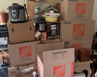 Lots of boxes to unpack!