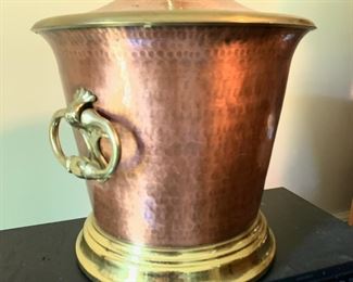 Copper ice bucket