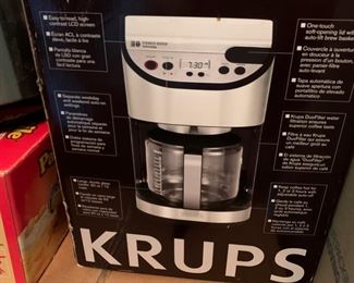 Krups coffee maker - in the box