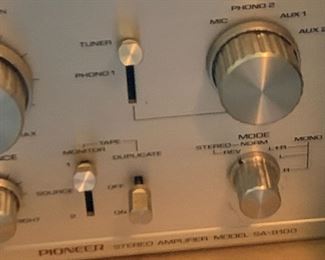 Pioneer stereo amplifier