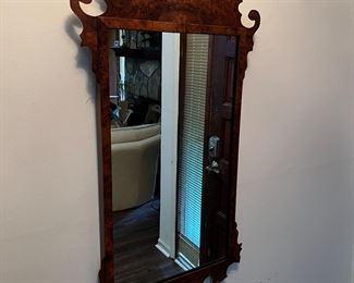 Nutwood framed mirror 