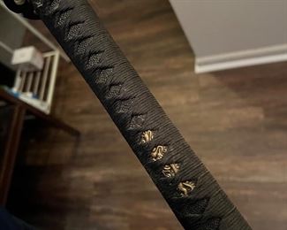 Samurai sword handle