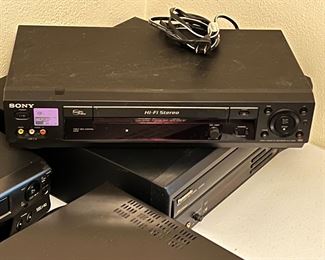 Sony VCR player