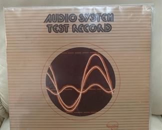 Audio system test record
