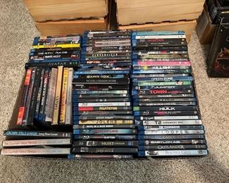 Movies on DVD and Blue-ray