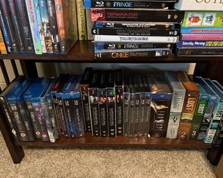 DVD and Blue-Ray of Lost, Breaking Bad, Supernatural, Grimm, and others