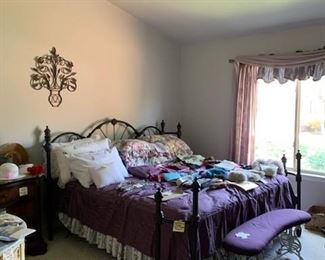 California king sized bed and frame