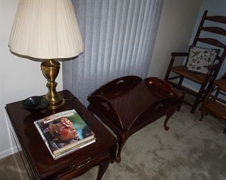 tables, lamps chairs