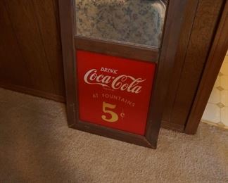 Coke wall sign