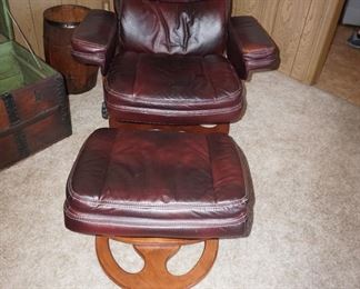 chair and ottoman