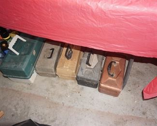 tackle boxes