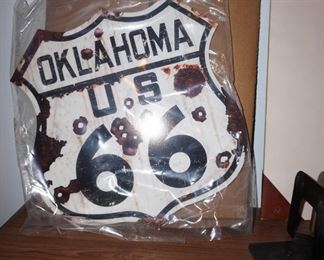 Route 66 sign reproduction