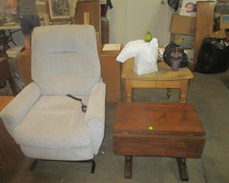 tables and lift chair