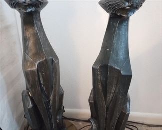 MCM matching cat statues