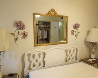 Lots of gold leaf mirrors