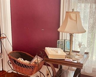 Heavy Antique Cast Iron Lamp