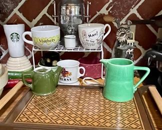 Hall Teapot, Restaurant Ware Creamer