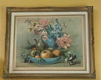 “Fruits & Flowers” Picture #750 Copywright 1900