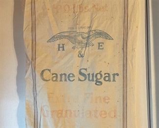 H & E Cane Sugar Sack