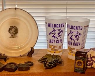 Shirley Temple Plate, Vintage Locks