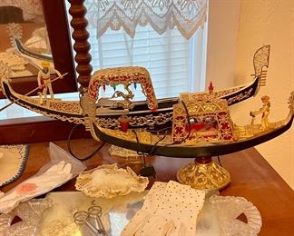 Vintage Italian Souvenir Gondolas