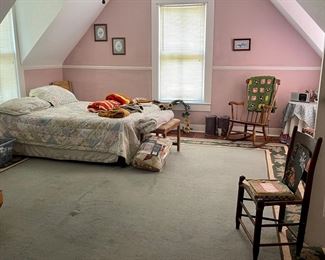 Vintage Wood Rocker, Wood Chairs, Mattresses