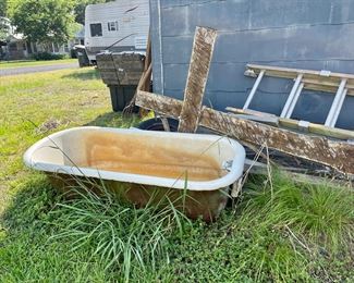 Old Cast Iron Bathtub