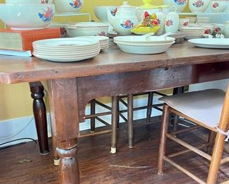 Large Set of the Colorful and Festive Universal Cambridge Calico Fruit Dishes