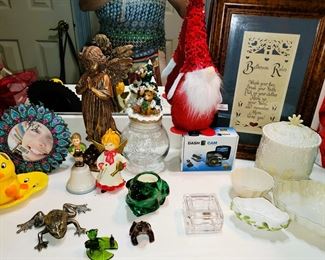 Frogs, angels ducks and Belleek