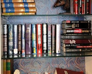 Toby mugs, many book end sets, current novels