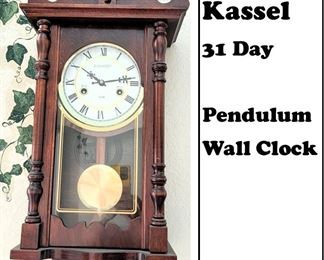 Kassel 31-day pendulum clock
