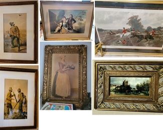 Framed Antique art