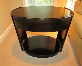 Item 18: Another McGuire of San Francisco end table (could also serve as a bedside table) with pull out tray. 31” wide x 22” deep x 26.5” tall. PRICE: $450.00