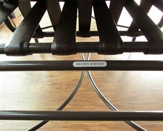 Item 23: Brown-Jordan Chaise Lounge with cushion. 77” long x 23” wide x 42” tall (with back fully upright). PRICE: $250.00