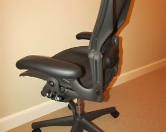Item 31: Herman Miller “Aeron” adjustable office chair. 41.5” tall x 26.5” wide x 20” deep. PRICE: $495.00
