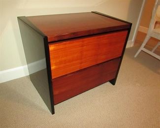Item 34: Henredon 2-drawer bedside chest. 28” wide x 23” tall x 18” deep. PRICE: $350.00