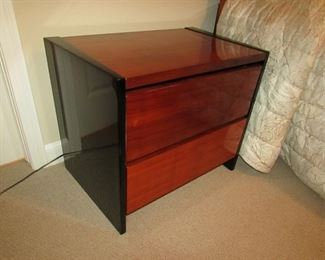 Item 35: Another Henredon 2-drawer bedside chest. 28” wide x 23” tall x 18” deep. PRICE: $350.00