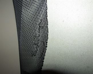 Item 39: Randy Cooper original signed mesh wire sculpture. “Kimberleigh.” On stand. 61” tall (with stand) x 16” wide (at widest point). Body of sculpture measures 34” tall (without stand). PRICE: $750.00