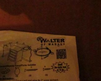 Item 55: “Walter of Wabash” white distressed and painted night stand with dovetailed drawers. 2’ wide x 28” tall x 17” deep. PRICE: $125.00