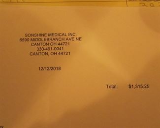 Item 57: Viva Lift upholstered power lifting recliner. Purchased in 2018 and very lightly used. 33” wide a 40.5” tall x 41” deep. PRICE: $595.00