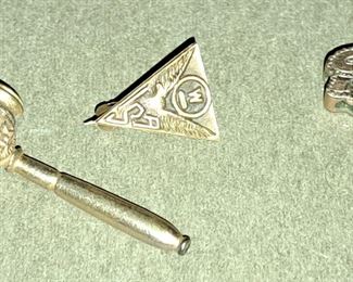 14K PIN - MINI FRATERNITY GAVEL