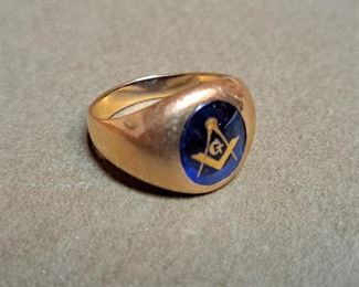 Gold Shriner's Ring