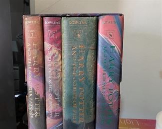 Harry Potter Series - Lot of 4 Hard Back Books