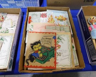 Vintage greeting cards
