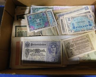 Foreign bank notes