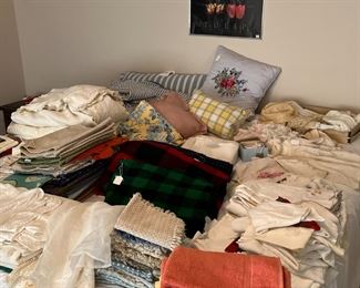 nice table and bath linens