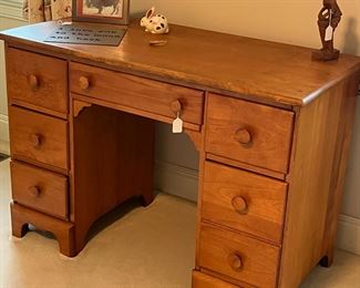 vintage maple desk