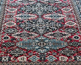 a large Oriental rug