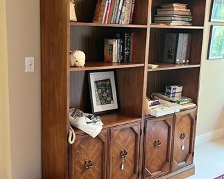 MCM walnut bookcase