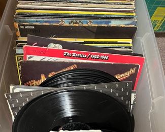 vintage record albums